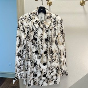 Bebe Python Trench Size Medium